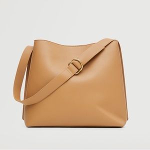 Mango Camel Bucket Bag